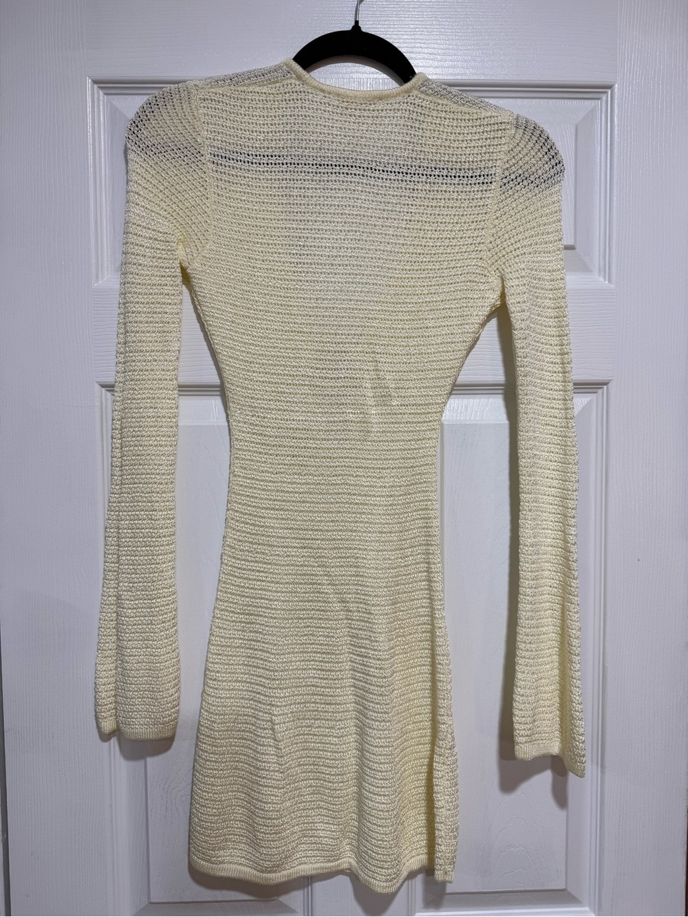Monday Swimwear Montego Mini Dress - Ivory Shiny Treble Knit - Picture 3 of 4